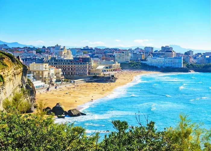 Cosy A Biarritz, Proche Des Commerces Et Plages, Avec Parking Et Balcon - Fr-1-3-607 公寓 比亚里茨